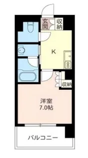 オーキッドレジデンス品川【3階】の間取り