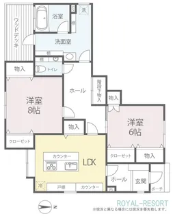 中軽井沢リノハウス【1階】の間取り