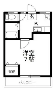 東京都八王子市東中野【アパート】の間取り