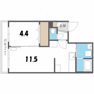 プローラ本郷【4階】の間取り