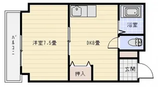 あずまビル【6階】の間取り