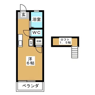 東京都大田区田園調布本町【アパート】の間取り