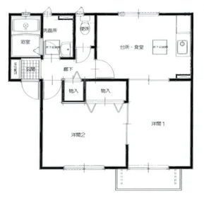 アネスティ【2階】の間取り