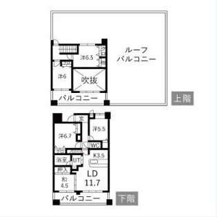モアグレース住吉IIIの間取り