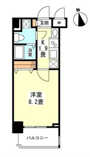ガーラプレイス新宿御苑【10階】の間取り