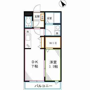 東京都杉並区井草1【マンション】の間取り