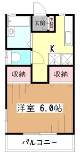 ヤマトハイツ【2階】の間取り