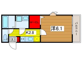 ALBA大和田 South.【1階】の間取り