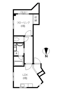 東京都渋谷区西原3【マンション】の間取り