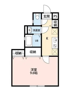 メゾン稲毛【1階】の間取り