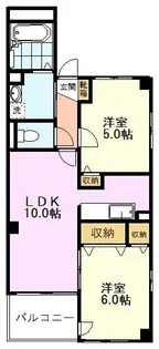 アビリアなごみ【3階】の間取り