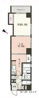 東京都中央区日本橋人形町1【マンション】の間取り