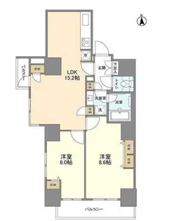 東京都目黒区青葉台4【マンション】の間取り