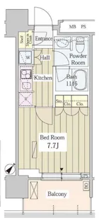 ユニゾンタワー【10階】の間取り