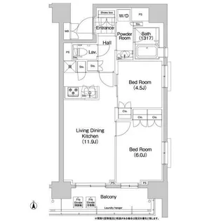 コンフォリア秋葉原イースト【5階】の間取り