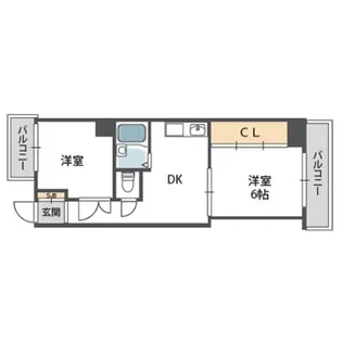 ホワイトハイツ【5階】の間取り