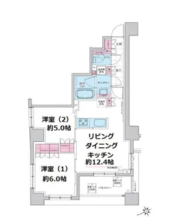 ステラメゾン三軒茶屋【10階】の間取り