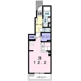 PLAINcerisier B【1階】の間取り