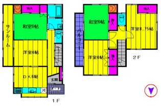 埼玉県さいたま市見沼区大字御蔵【一戸建】の間取り