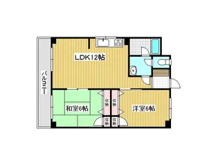 マルマン黄金ビル【4階】の間取り