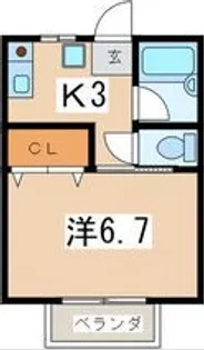 フローラ【1階】の間取り