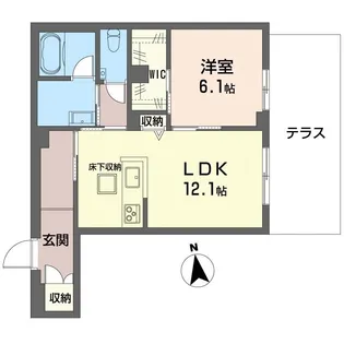 エーゲリア【1階】の間取り