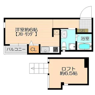 レガシィ井尻【1階】の間取り