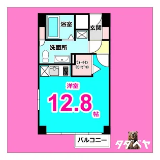 ミュプレ矢場町【7階】の間取り