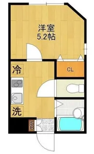 東京都目黒区碑文谷5【アパート】の間取り