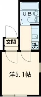 ベルエステート東十条【3階】の間取り