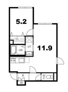 RS末広【2階】の間取り