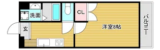 福岡県福岡市中央区清川2【マンション】の間取り