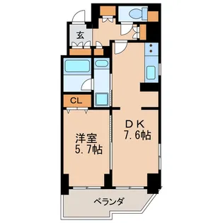 CASSIA車道【3階】の間取り