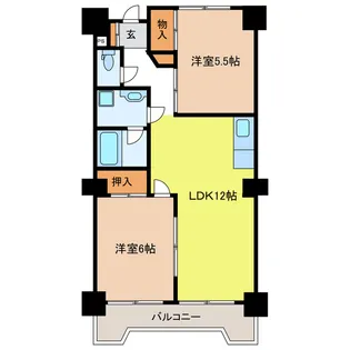 グランフォレスト【2階】の間取り