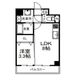 スプランディッド堺東【10階】の間取り