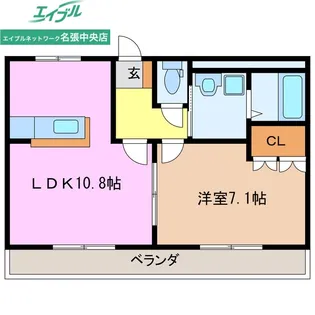 レスポワール【1階】の間取り