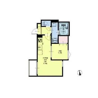 REキャスバルクォーレ東照宮【1階】の間取り