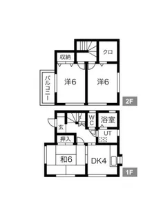埼玉県越谷市蒲生本町【一戸建】の間取り