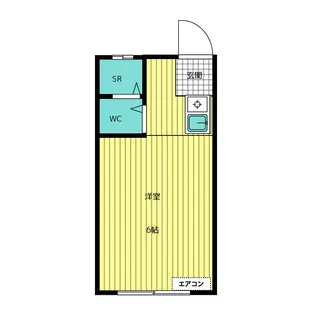 コーポ茂野樹【2階】の間取り