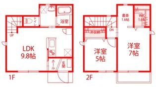 神奈川県横浜市瀬谷区宮沢1【一戸建】の間取り