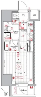 メイクスデザイン池袋【10階】の間取り
