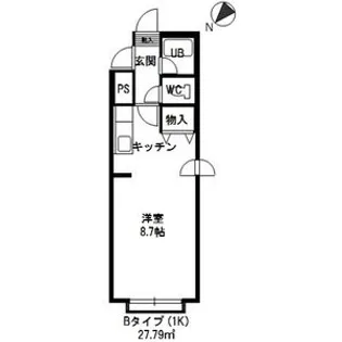 ル・ノール白石駅前I【1階】の間取り
