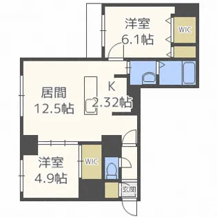 スペチアーレ プリーモ【3階】の間取り