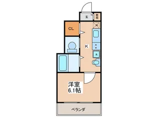 フローレンスヒルズ【1階】の間取り