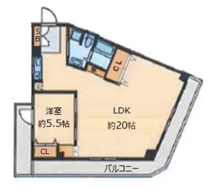 DeLCCS山吹神楽坂【10階】の間取り