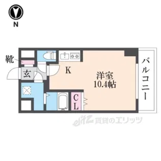 オズレジデンス尼崎【3階】の間取り