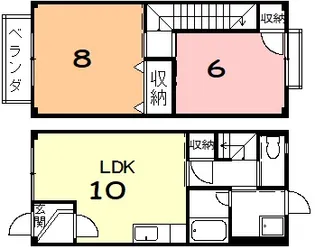 滋賀県湖南市菩提寺西3【一戸建】の間取り