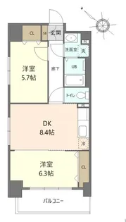 ステイブル協和【3階】の間取り