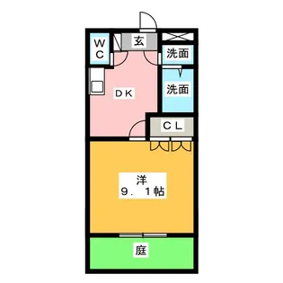 サンクチュアリ【1階】の間取り