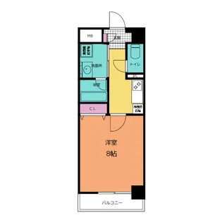 アイユー日比野【1階】の間取り